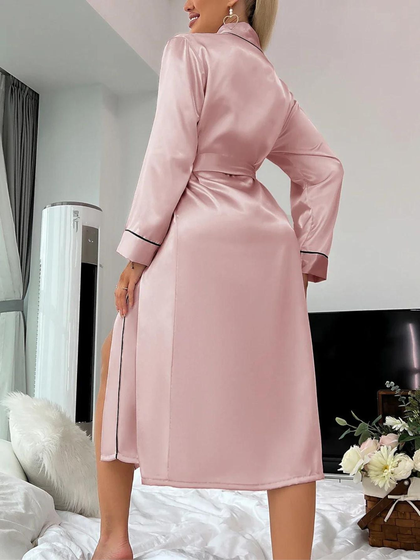 Vêtements de nuit en soie classique pour femmes | Confort