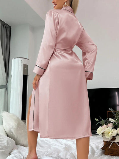 Vêtements de nuit en soie classique pour femmes | Confort