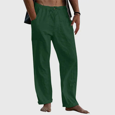 Pantalon de lin décontracté pour hommes | Travail