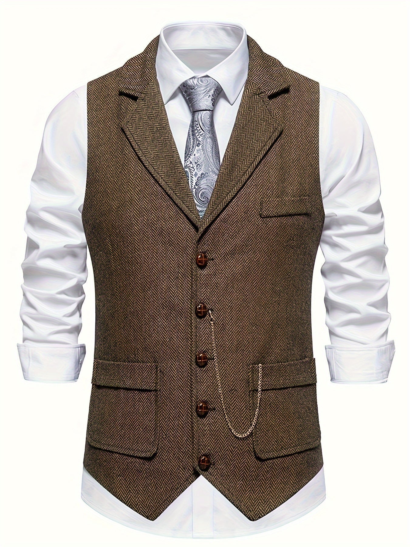 Gilet classique pour hommes | Sans manches