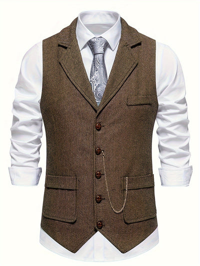 Gilet classique pour hommes | Sans manches