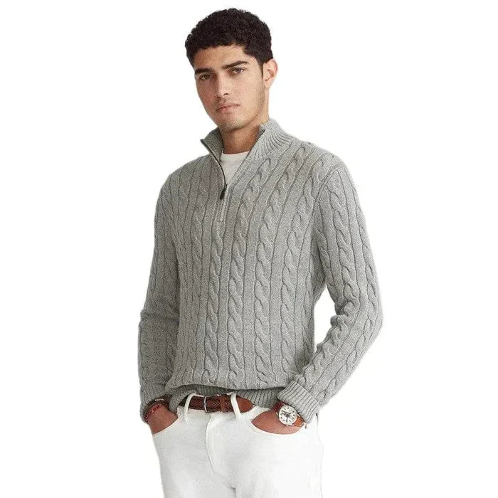 Chandail semi-fermé pour hommes | Chaud