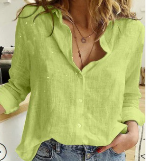 Chemisier en coton pour femmes | Longue