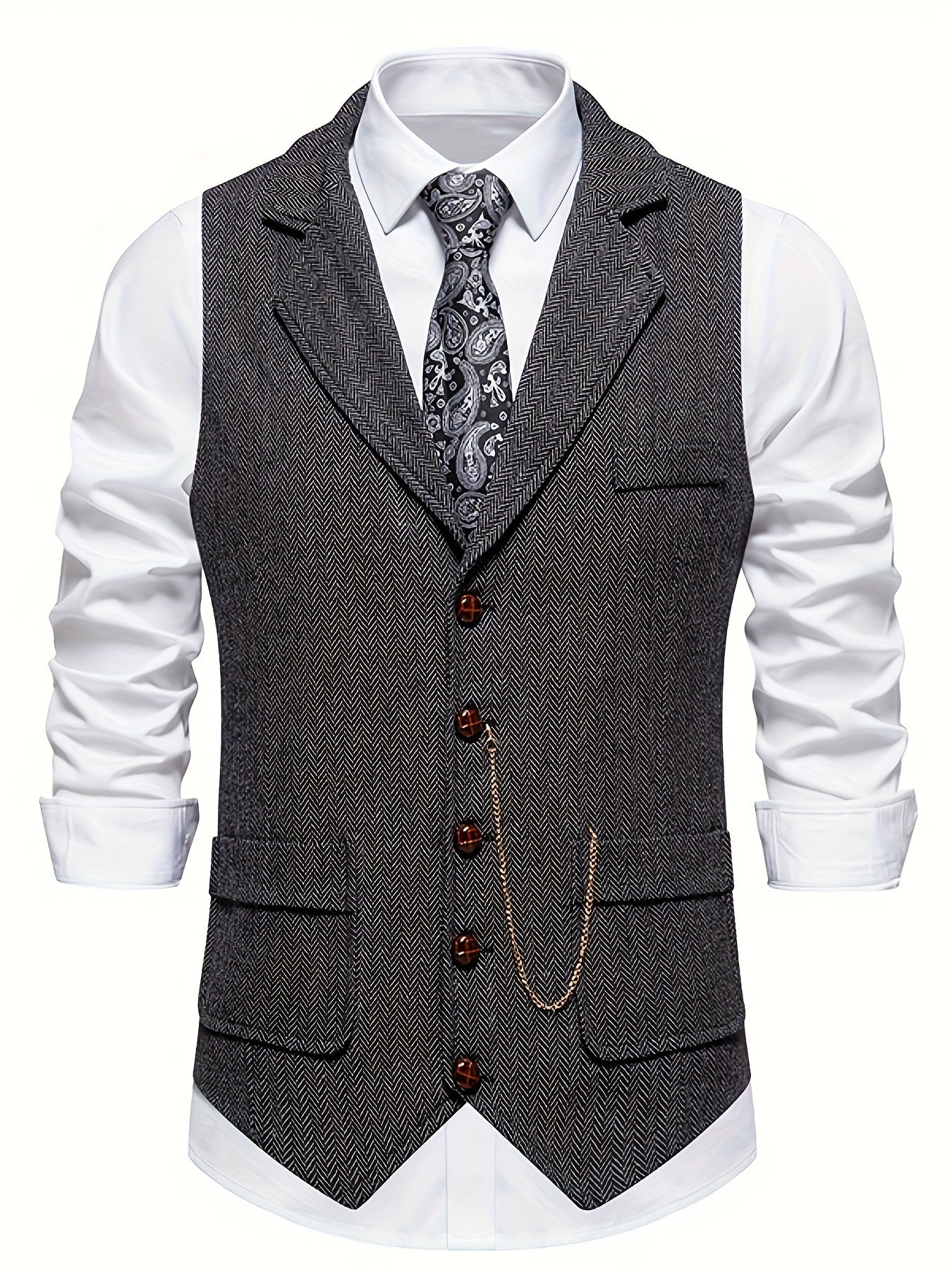 Gilet classique pour hommes | Sans manches