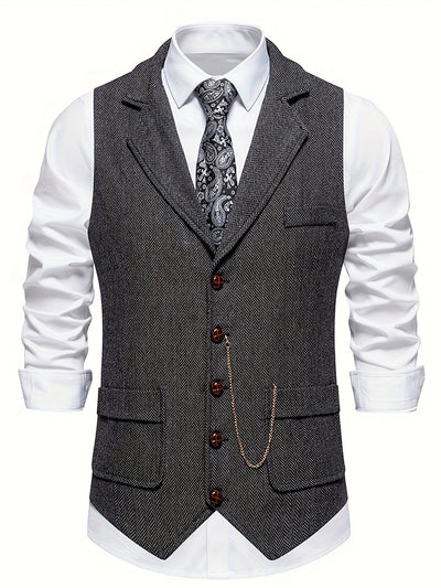 Gilet classique pour hommes | Sans manches