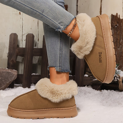 Chaussons chauds en peluche pour femmes | Confort