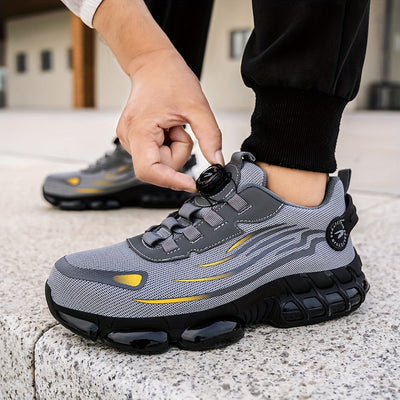 Chaussures de travail durables à embout en acier pour hommes | Confort