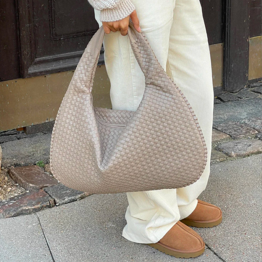 Sac à bandoulière design tissé pour femmes