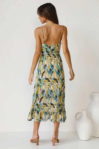 Robe imprimée chic et colorée pour femmes | Maxi