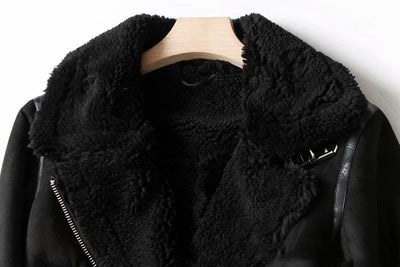 Women’s Warm Suede Coat | Winter