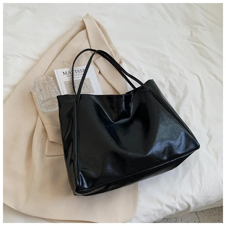 Sac à bandoulière en cuir pour femmes | grand