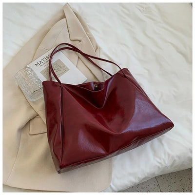 Sac à bandoulière en cuir pour femmes | grand