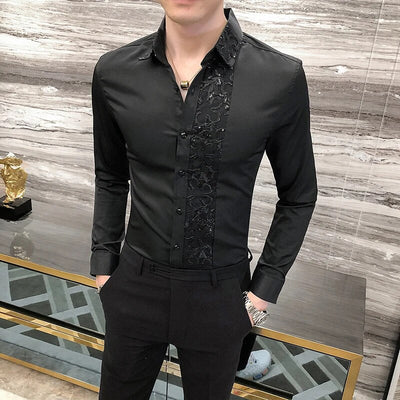 Chemise élégante pour hommes | Manches longues