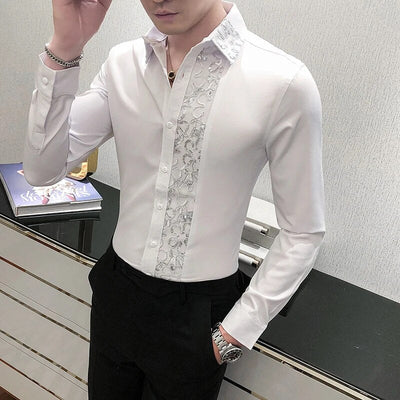 Chemise élégante pour hommes | Manches longues