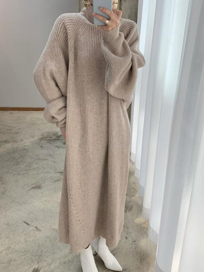 Robe élégante en tricot pour femmes | Chaud
