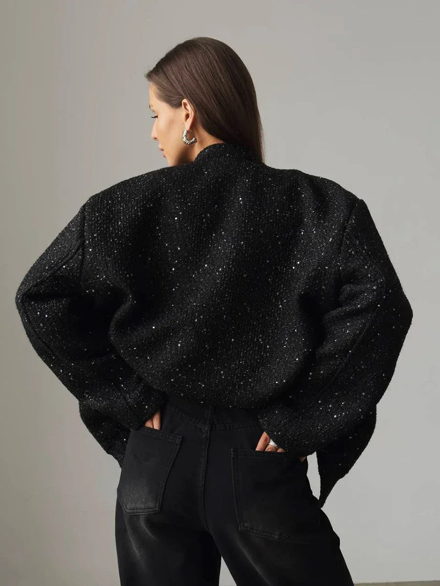 Veste à paillettes pour femmes | Chaude