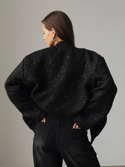 Veste à paillettes pour femmes | Chaude