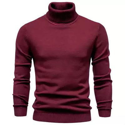 Pull à col roulé classique pour homme | Chaud