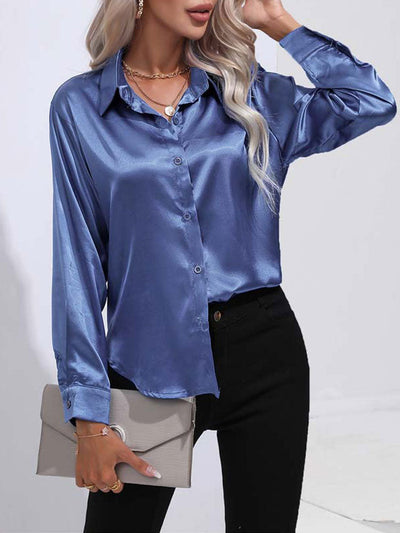 Chemisier brillant et confortable pour femmes | Chic