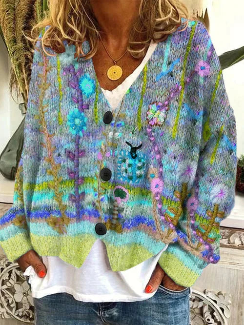 Dinne | Cardigan plaid pour femme | Chaud