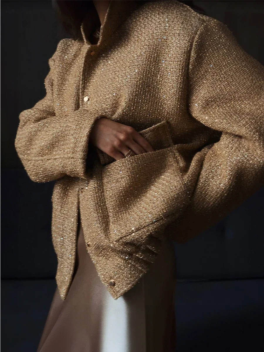 Veste à paillettes pour femmes | Chaude