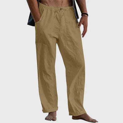 Pantalon de lin décontracté pour hommes | Travail