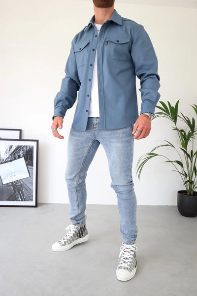 Veste de chemise moderne pour hommes | Chaud
