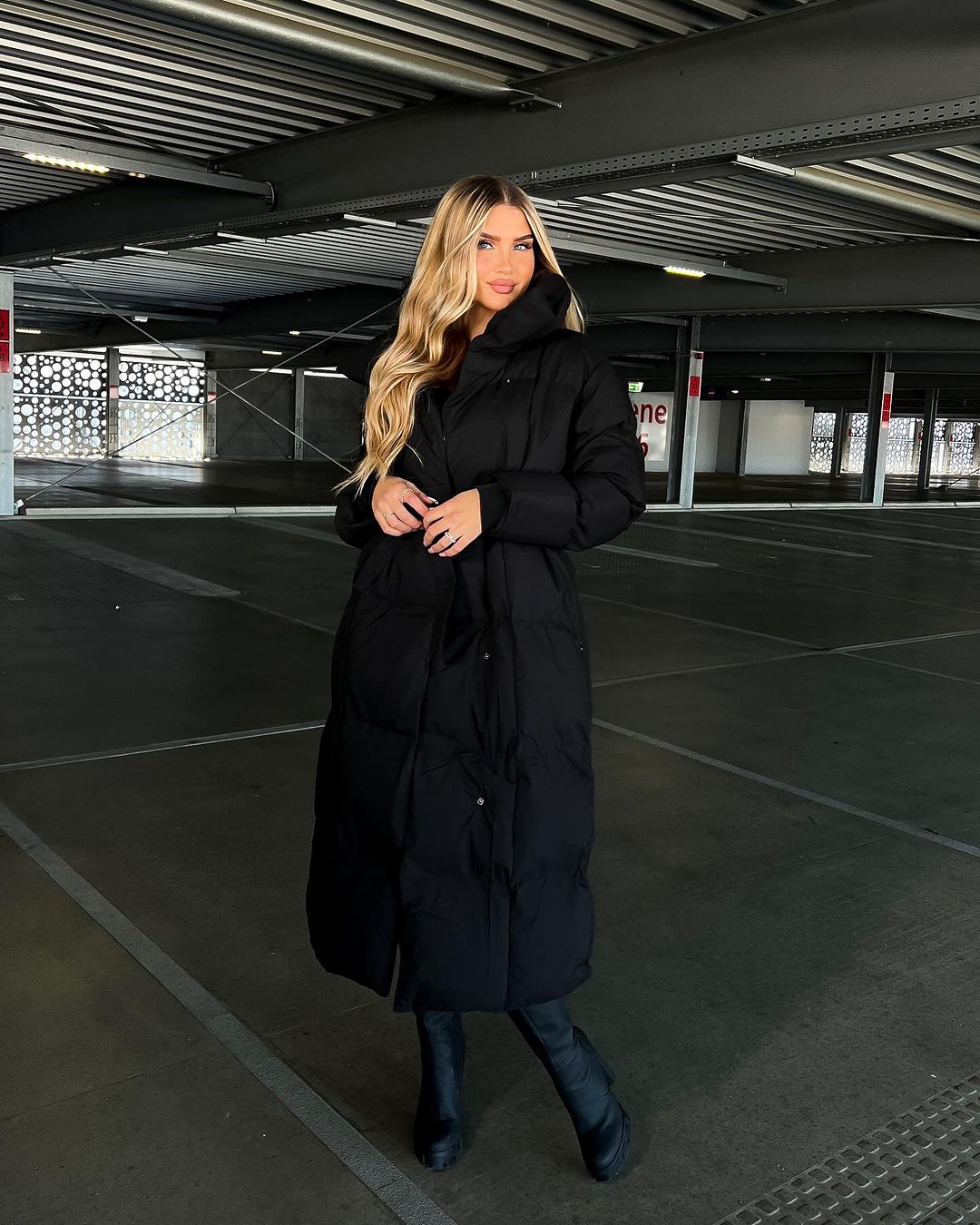 Manteau bouffant d'hiver pour femmes | Longue