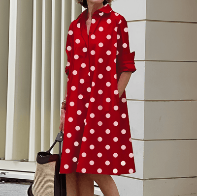 Robe chemise classique pour femmes | Midi
