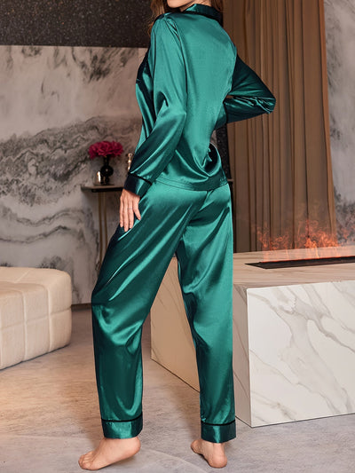 Kimmy | Pyjama deux pièces pour femme | Satin