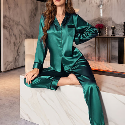 Kimmy | Pyjama deux pièces pour femme | Satin