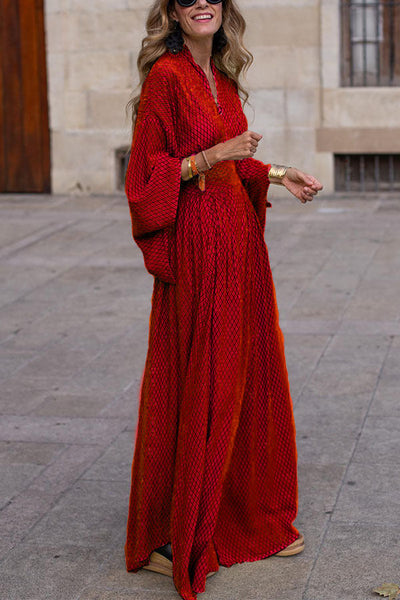 Robe longue fluide et légère pour femmes | Maxi