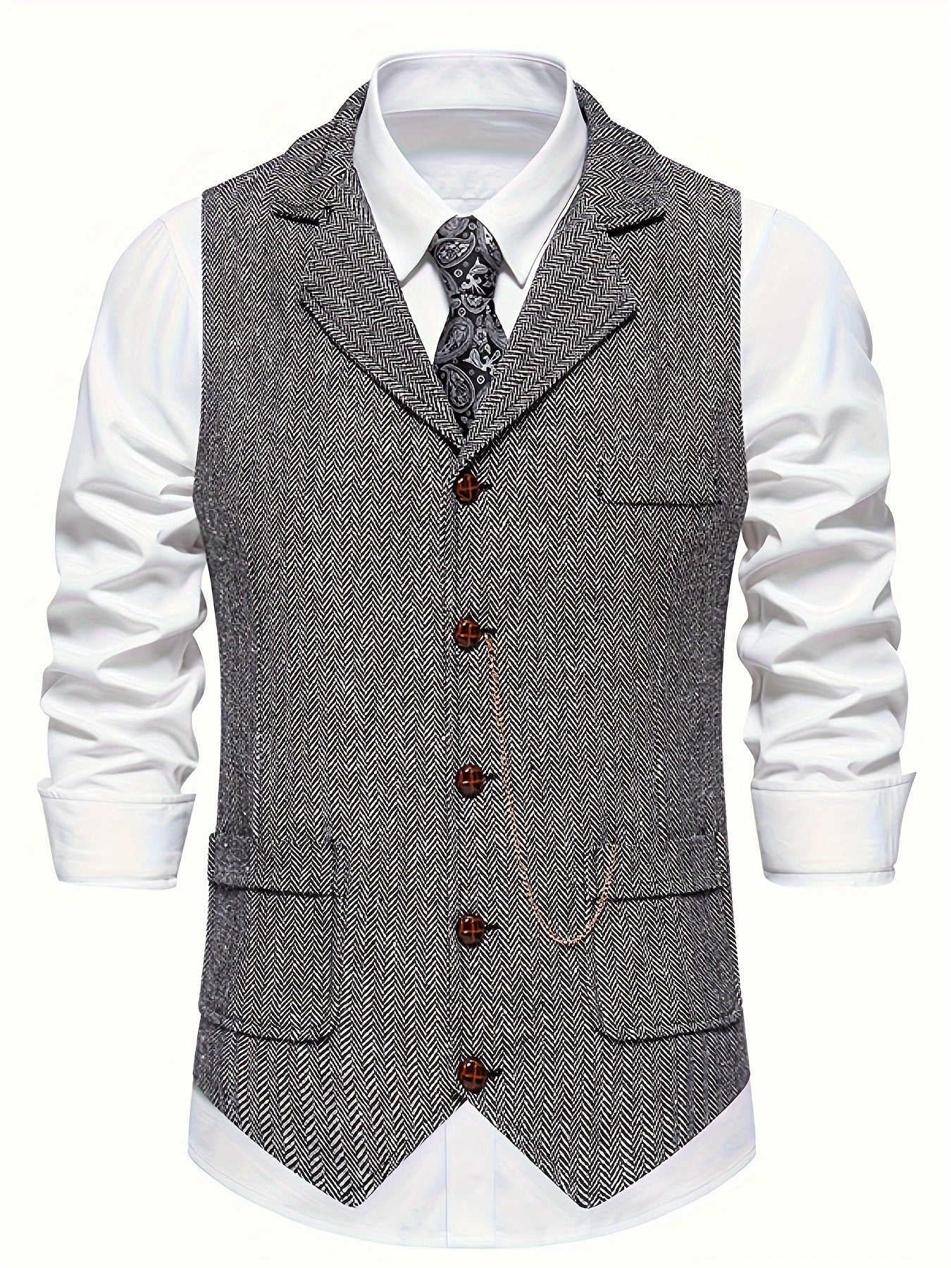 Gilet classique pour hommes | Sans manches