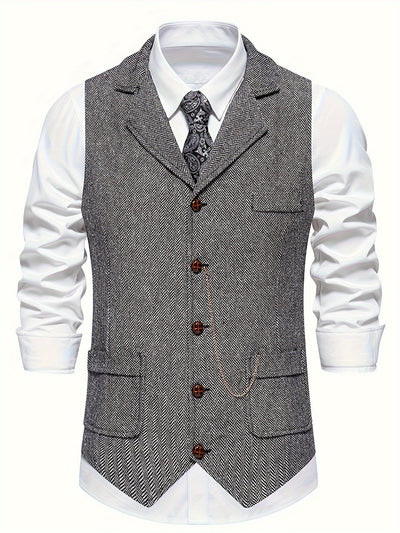 Gilet classique pour hommes | Sans manches