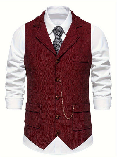 Gilet classique pour hommes | Sans manches