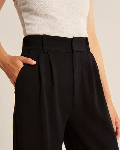 Pantalon élégant à pinces pour femmes | Travail