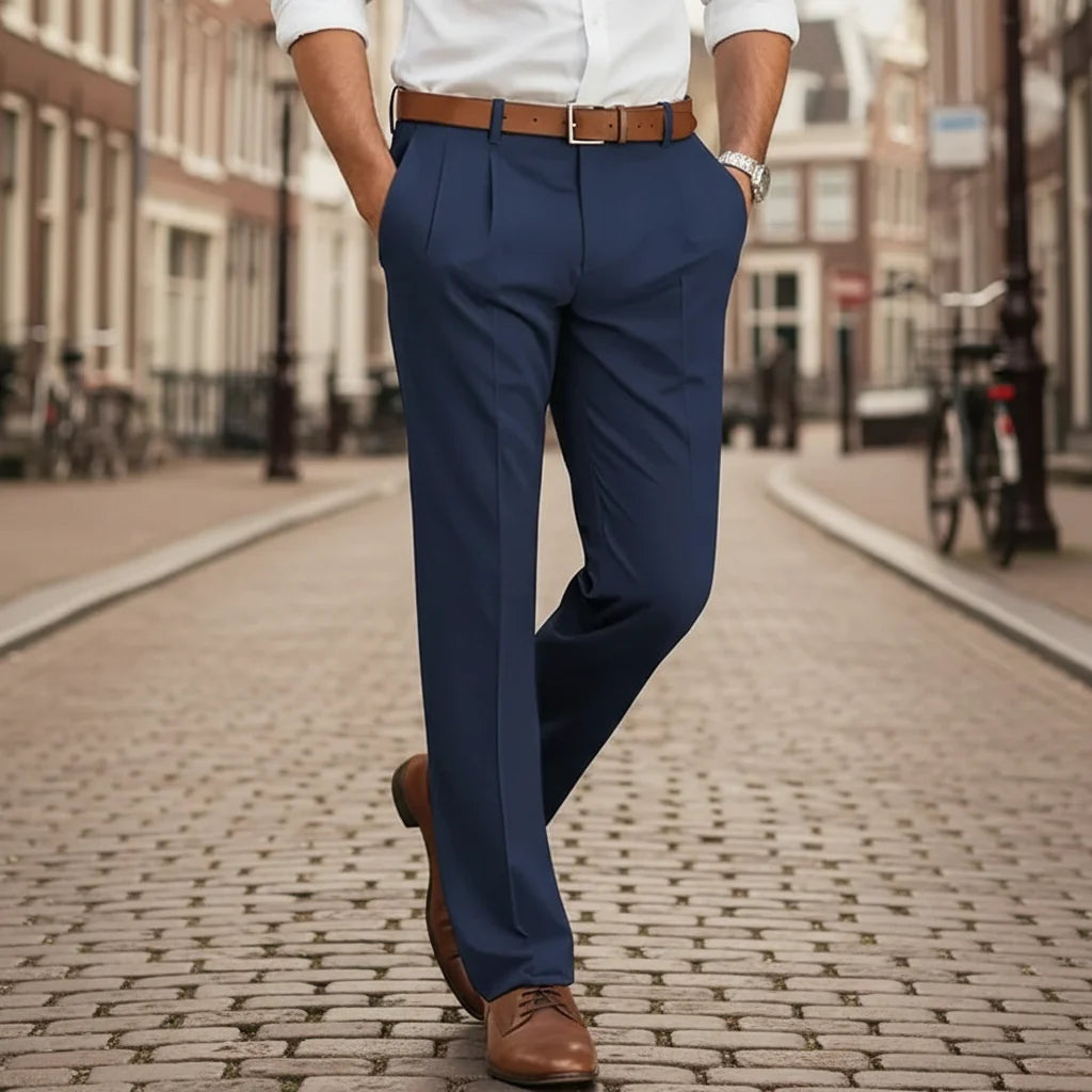 Pantalon slim décontracté pour homme | Business