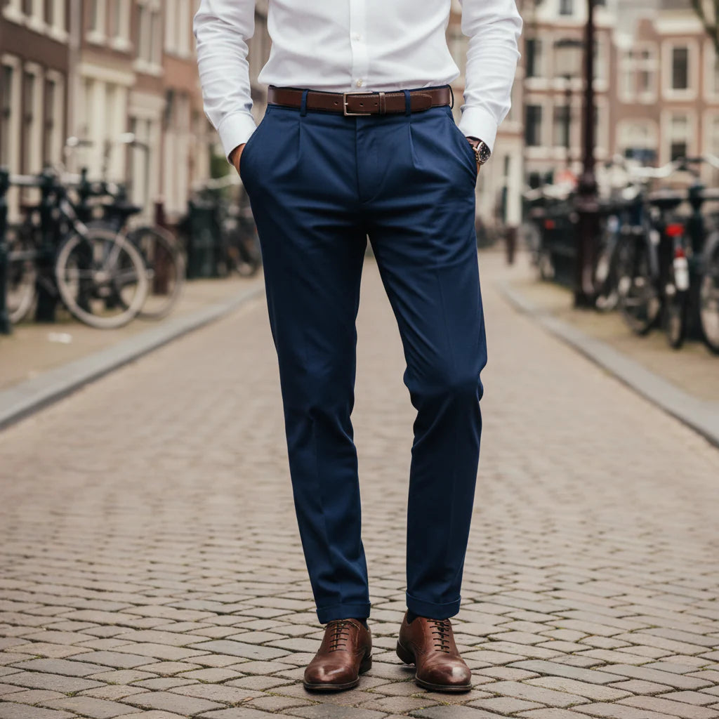 Pantalon slim décontracté pour homme | Business