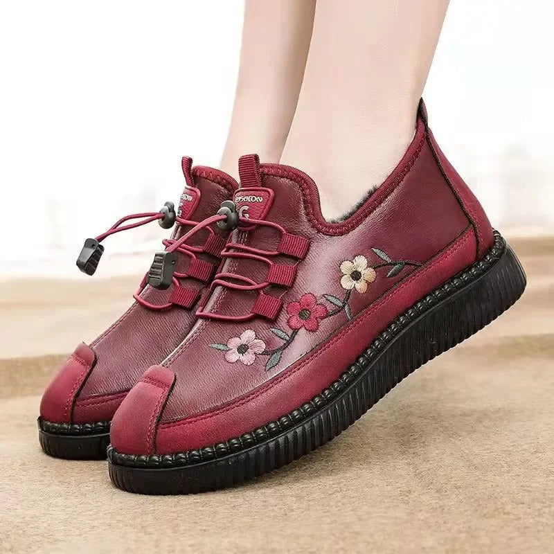 Chaussures pour femmes doublées de laine polaire | Confort