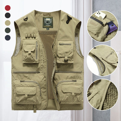 Gilet utilitaire tactique pour hommes | Sans manches