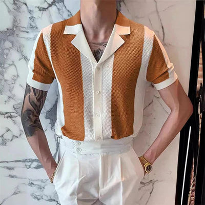 Chemise en tricot pour hommes | Manches courtes