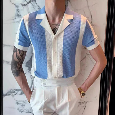 Chemise en tricot pour hommes | Manches courtes