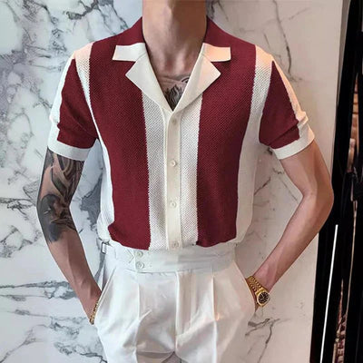 Chemise en tricot pour hommes | Manches courtes