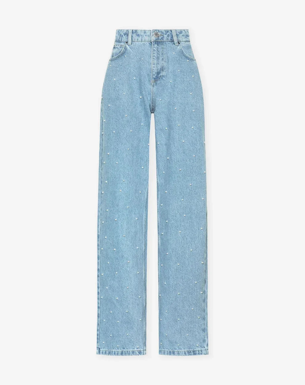Jeans à paillettes pour femmes | taille haute