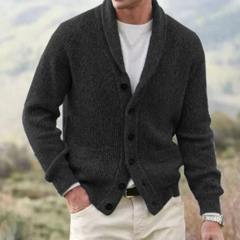 Jonas | Cardigan tricoté confortable pour hommes | Chaud