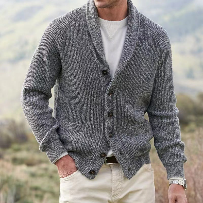 Jonas | Cardigan tricoté confortable pour hommes | Chaud