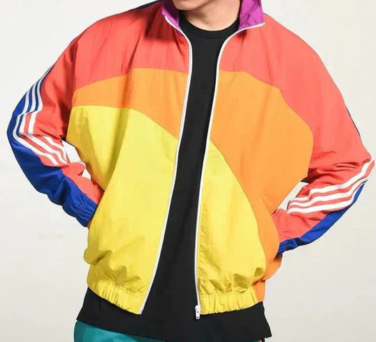 Veste coupe-vent d'inspiration rétro pour hommes | Chaud