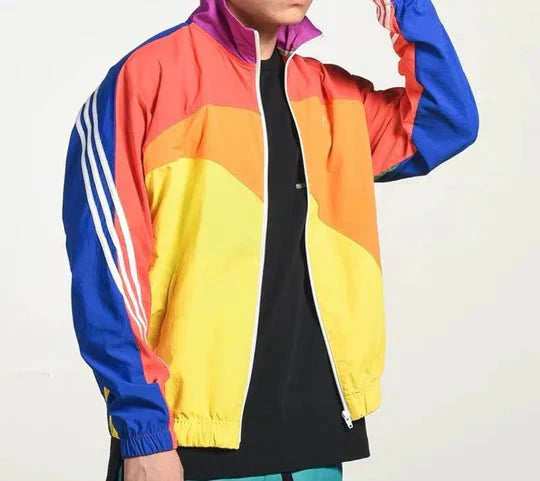 Veste coupe-vent d'inspiration rétro pour hommes | Chaud