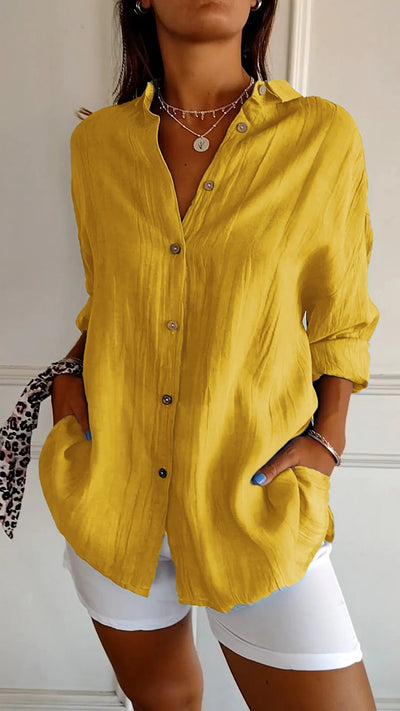 Chemise légère élégante pour femmes | Manches longues