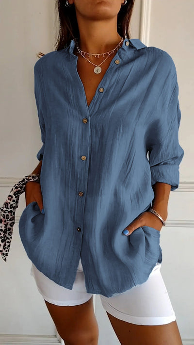 Chemise légère élégante pour femmes | Manches longues